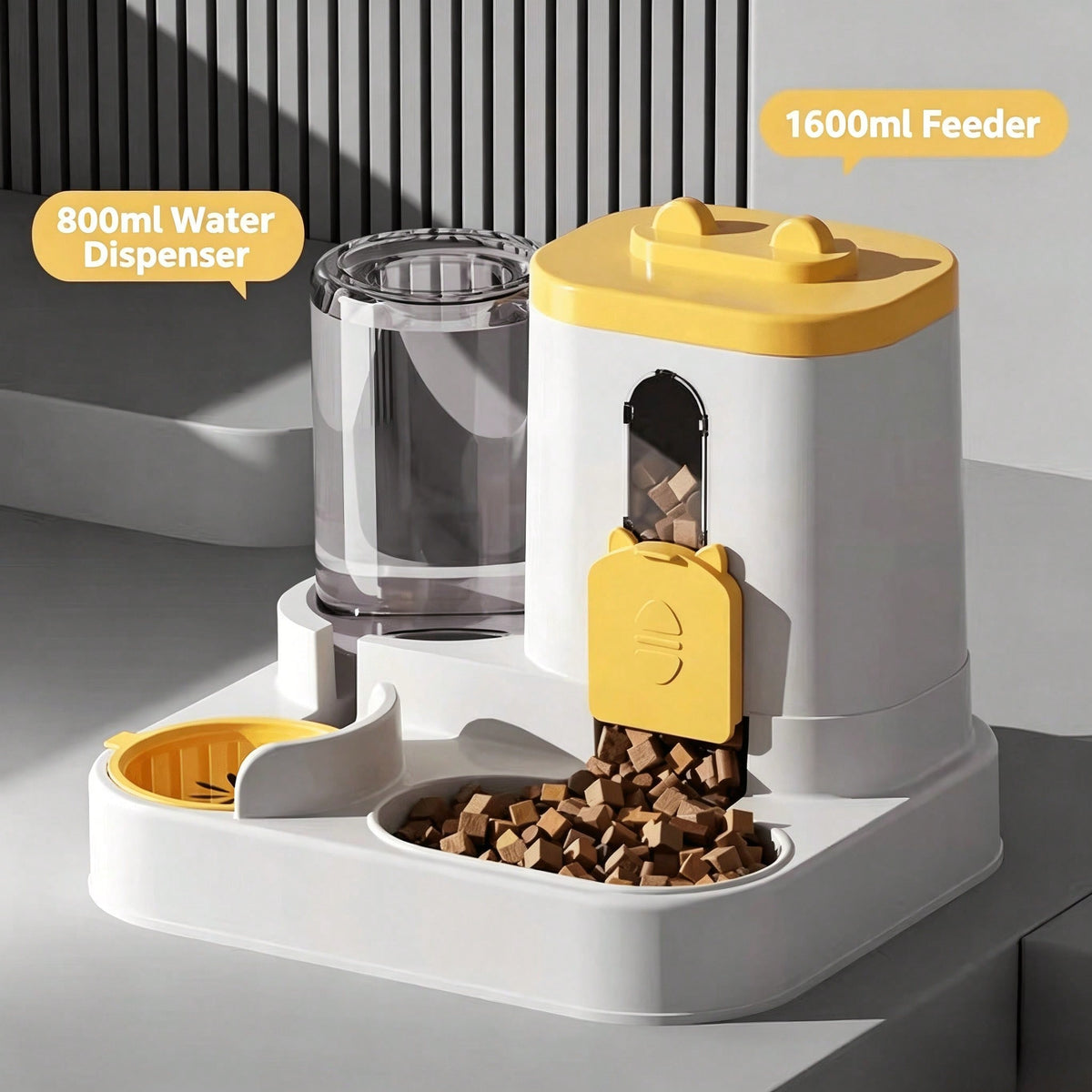 Gravity pet feeder and water dispenser, 2-in-1, view 10