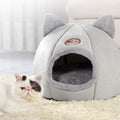 Cozy Cat Cave Bed, soft hideaway for cats, view 7