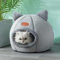 Cozy Cat Cave Bed, soft hideaway for cats, view 5