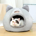 Cozy Cat Cave Bed, soft hideaway for cats, view 6
