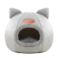 Cozy Cat Cave Bed, soft hideaway for cats, view 2