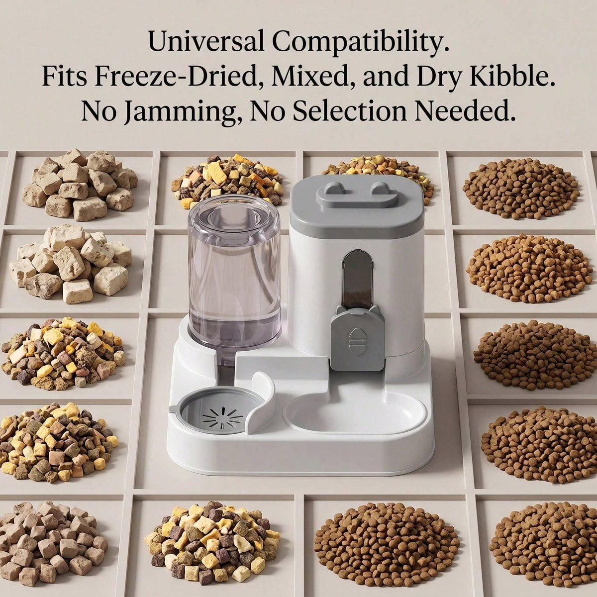 Gravity pet feeder and water dispenser, 2-in-1, view 7