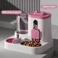Gravity pet feeder and water dispenser, 2-in-1, main view